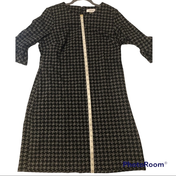 Calvin Klein Houndstooth Dress - Picture 7 of 7